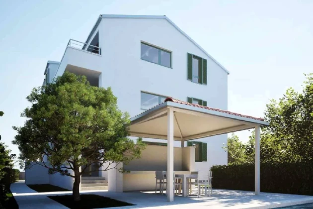 Šilo - Appartement moderne dans un nouveau lotissement à 100 m de la plage