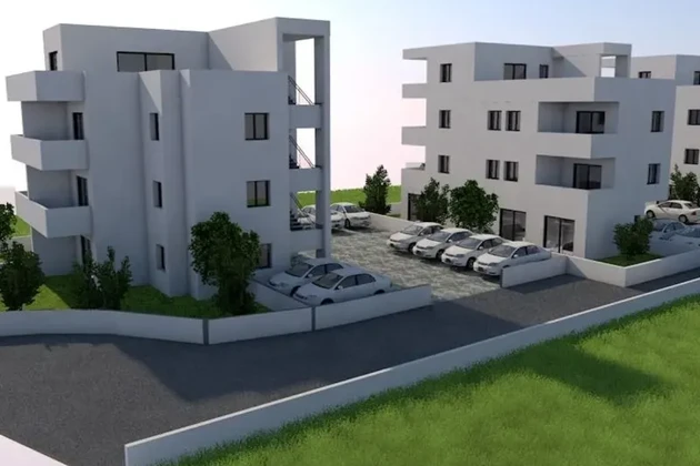 Trogir, 1 hálószobás apartman, 43 m2 + 43 m2 kert, új építésű,