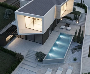 Istria, Pićan, villa di lusso, moderna e di alta qualità in una nuova costruzione, posizione tranquilla