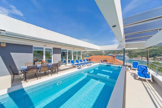 Úžasná vila s výhľadom na more v Dubrovníku