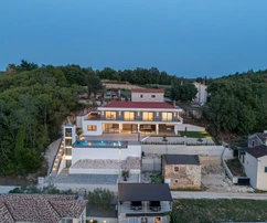 Istrie, Poreč: Luxusní vila s výhledem a spa zónou