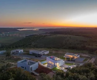 Istrien, Nova Vas: Baugrundstück mit Meerblick als Investition