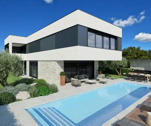 Villa de lujo con piscina y vistas al mar, Istria, Poreč