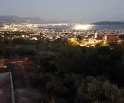 Kaštел-Нови, Рудине, строительный участок 600 м2 с проектом виллы