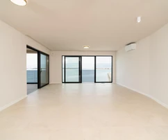 Zadar, Privlaka, luxusní dvoupokojový apartmán, první řada u moře, 114,11 m²