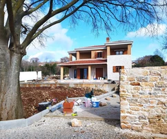 Istrie, Poreč: Kamenná vila s výhledem na moře