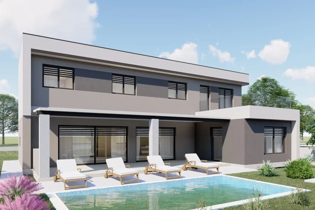 Istria, Sisan: Działka budowlana z pozwoleniem i projektem