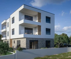 Brodarica, zweite Reihe zum Meer, moderne Wohnungen in einem exklusiven Gebäude im Bau, B2, S5