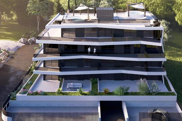 Primoštenben panorámás penthouse eladó Horvátországban