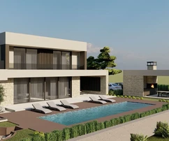 Istria, Poreč, Kaštelir: Villa de lujo con piscina para el máximo confort