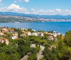 Penthouse for sale with sea view in Opatija in Croatia