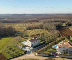 Istria, Višnjan - Modern villa with swimming pool and panoramic sea view