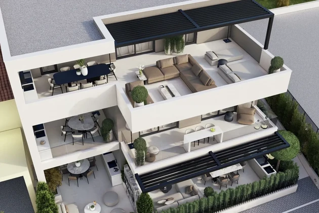 Trogir, 1-Zimmer-Wohnung 51 m2, 1. Stock, große Loggia, Neubau, Top-Lage