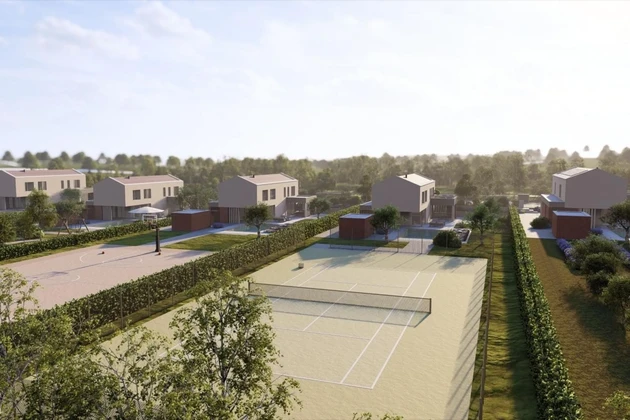 Современная вилла с бассейном на продажу недалеко от Лабина в Хорватии