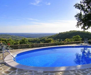 Tolle Villa mit herrlichem Panoramablick, ISTRIEN, Buje