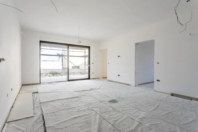 Sevid, dvoupokojový byt v přízemí s parkovacím místem, plocha 70,65 m²
