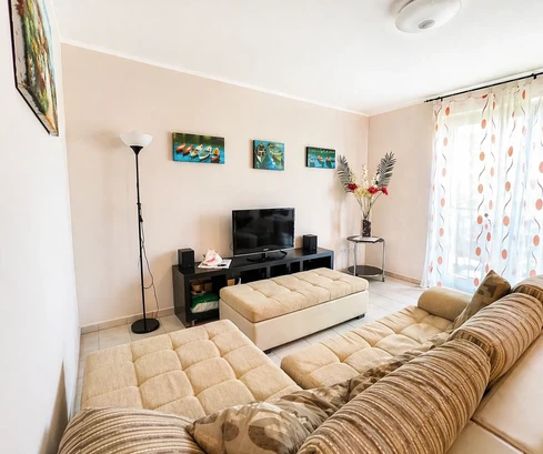 Malinska - two-room apartment with sea view