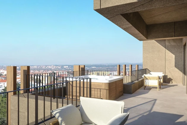 Istria, Umag - Green Tower Rezydencja, trzypokojowe mieszkanie z tarasem na 6. piętrze
