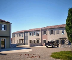 Istria, Rovinj surroundings, Putini, three-room apartment 84.08 m² with a covered terrace on the 1st floor