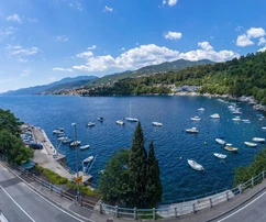 Spacious apartment for sale in Opatija right on the waterfront in Croatia