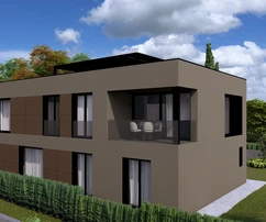 Istrie, Poreč: Moderní byt s terasou na střeše