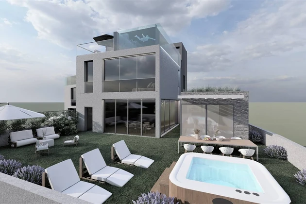 Villa de lujo con vista al mar en venta en Podstrana, Croacia