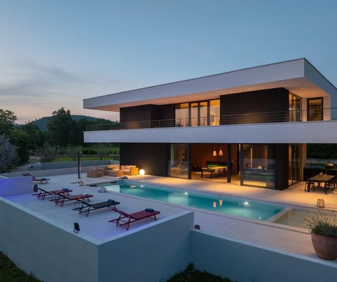 Spektakuläre Moderne Villa in der Nähe von Grožnjan, Istrien