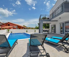 Marčana, Kavran, modern house with swimming pool and comfortable interior