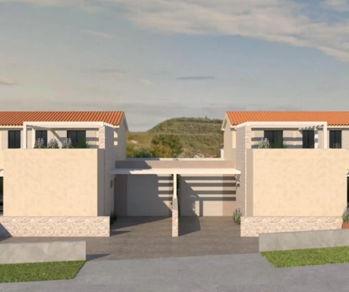 Modern semi-detached home for sale near Buje in Croatia