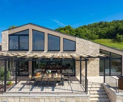 Istria, Motovun: Villa de lujo con piscina y vistas