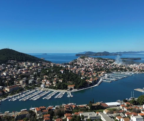 Dubrovnik, Gornji Kono - three-room apartment with terrace, garden, and sea view