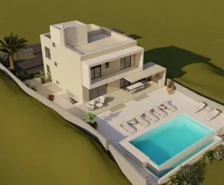 Podstrana, Mutogras, villa di lusso di 300 m2 con giardino di 980 m2 e piscina
