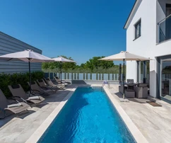 Maison avec piscine et vue sur la mer, Istrie, Poreč