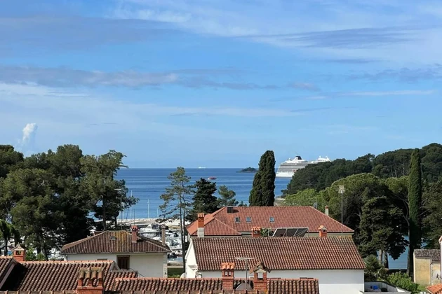 Penthouse à vendre à Rovinj avec vue sur la mer en Croatie