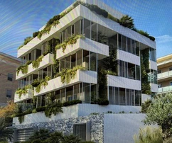 Split, Žnjan dvojpodlažný penthouse 174,7 m² s výhľadom na more, garážou a skladom