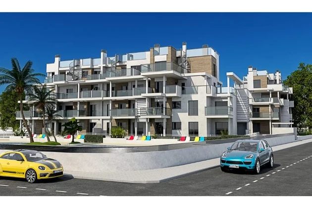 3pokojový penthouse na pláži blízko centra v Denii