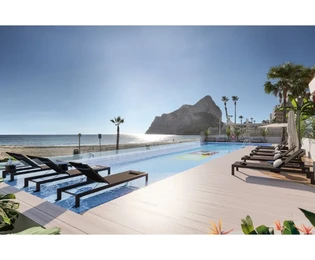 Appartement moderne d'une chambre sur la plage La Fossa, Calpe