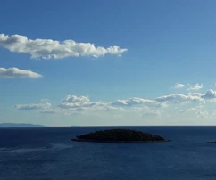 Marina, Vinišće, terrain constructible 4590 m2, vue