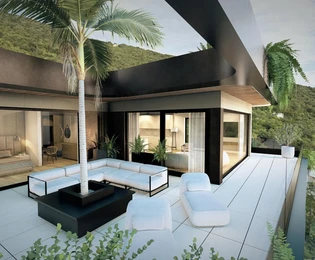 Opatija, Ičići, Penthouse in einem exklusiven Neubau mit großzügiger Terrasse und Pool