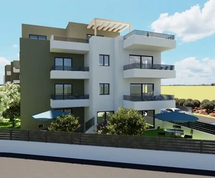 Trogir, appartamento con 2 camere da letto, 53 m2, nuova costruzione, 1° piano, vista,