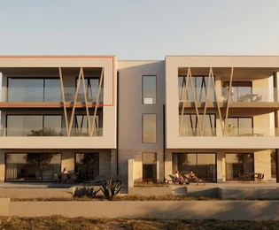 Tribunj, Adriai Gyöngy 1, appartement de deux chambres au deuxième étage avec vue sur la mer