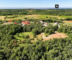 Istrie, Vižinada - Terrain constructible avec vue panoramique