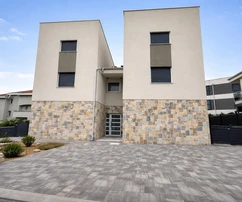 Pag, Šimuni, apartmán se čtyřmi ložnicemi v novostavbě, 100 m od moře