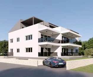 Dwupoziomowe mieszkanie na sprzedaż w pobliżu morza w Rovinj w Chorwacji