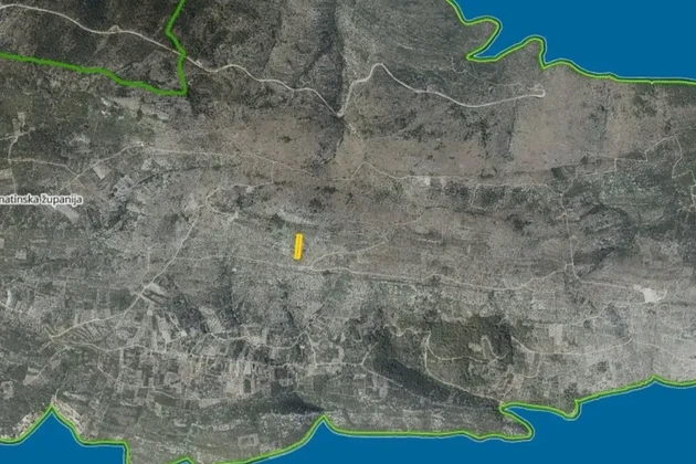 Marina, Vinišće, agricultural land 2342 m2, sea view