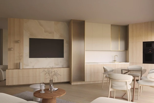 Istria, Umag - Green Tower Residence, eleganckie mieszkanie z jedną sypialnią z widokiem na morze