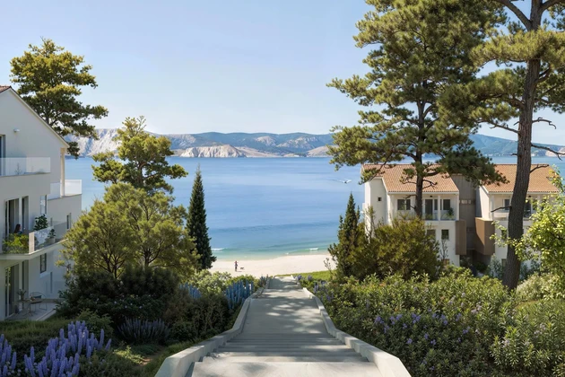 Appartement de luxe de trois chambres à vendre à Novi Vinodolski en Croatie