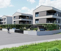 Istria, Fažana: Apartamento moderno con piscina cerca del mar
