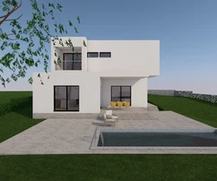 Poreč, Istria: Newly constructed modern villa with pool for sale