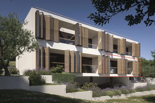 Vodice, appartement moderne de deux pièces avec loggia spacieuse